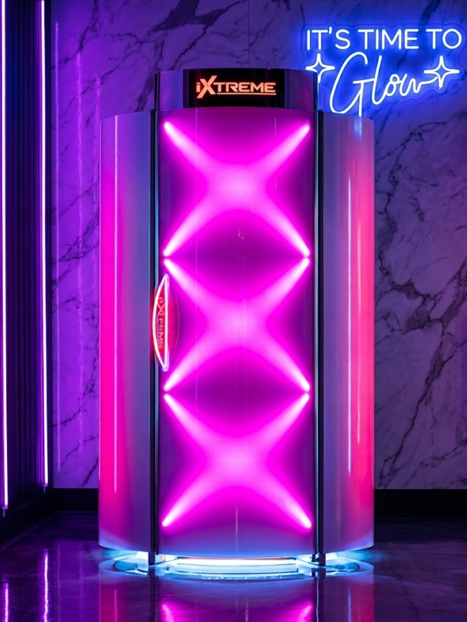 iTan XTREME stand-up sunbed at Love Tan Warrington
